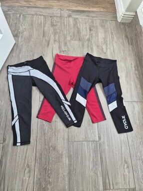 SoulCycle Zyia Leggings Trio – Black, Red